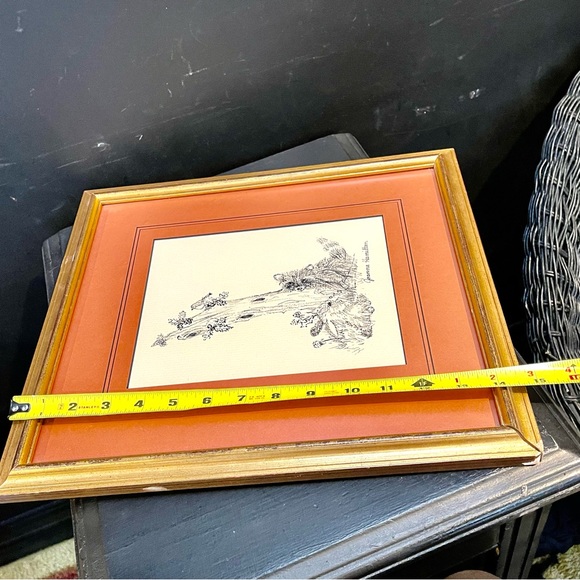 Vintage Original Pen and Ink drawing by Joanna Hamilton. Framed and Signed - Picture 15 of 16